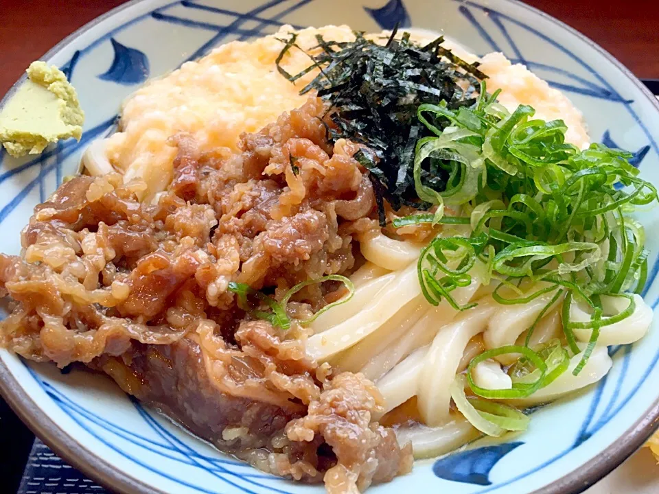 丸亀製麺 麦とろ牛|pipioujiさん