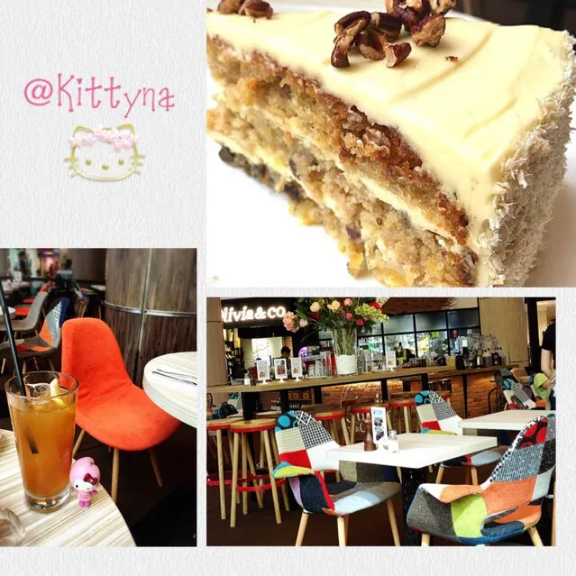 🍋Iced Lemon Tea 🍸
👍Hummingbird Cake 😋💦|🎀Kittyna🌸さん