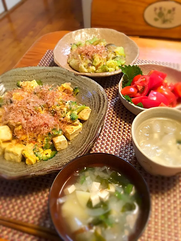 主人料理
ゴーヤチャンプル
焼き茄子|きあり914さん