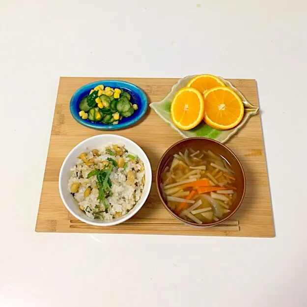 Snapdishの料理写真:大豆の香り飯|anさん