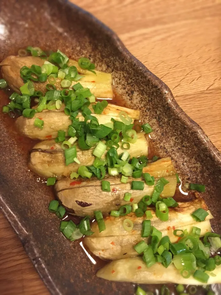 焼き茄子のベトナム風。|MORiさん