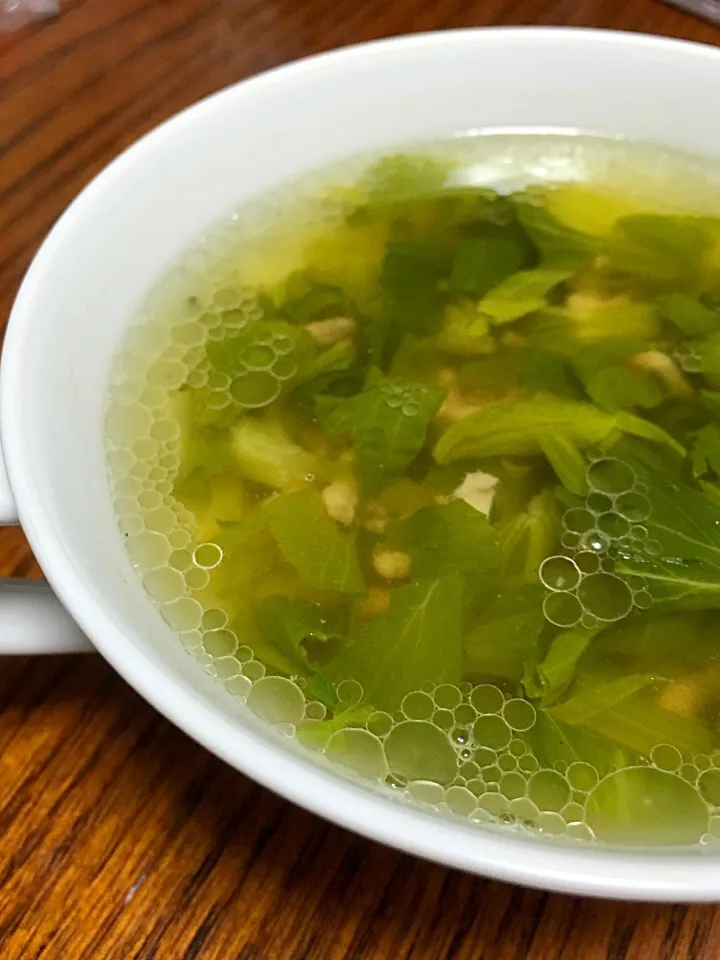 残ったセロリの葉でさっぱりセロリのスープ〜celery soup〜|T’s lanaiさん