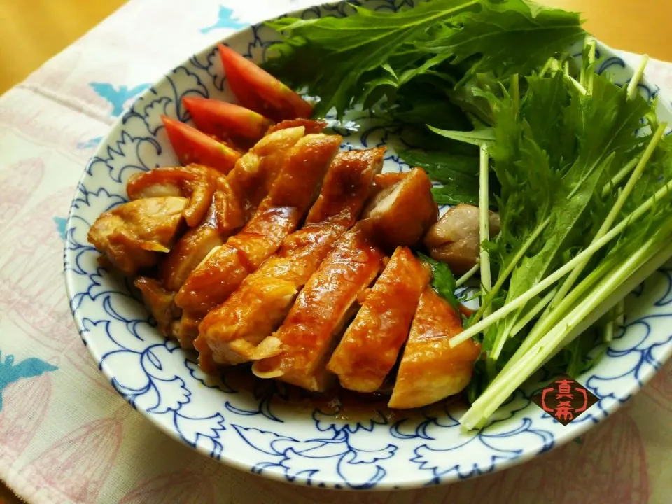 桜央里さんの調味料三つで簡単美味しい🎶ジューシーチキンのさっぱり煮🐔|真希さん