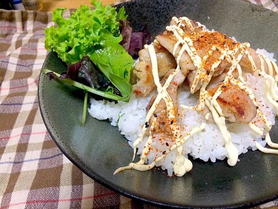 柚子胡椒チキン丼|ハルさん