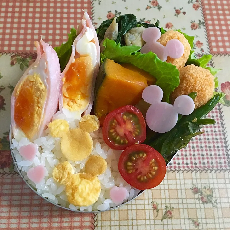 ネズミの国のお弁当🍱|＊ゆみしぼり＊さん