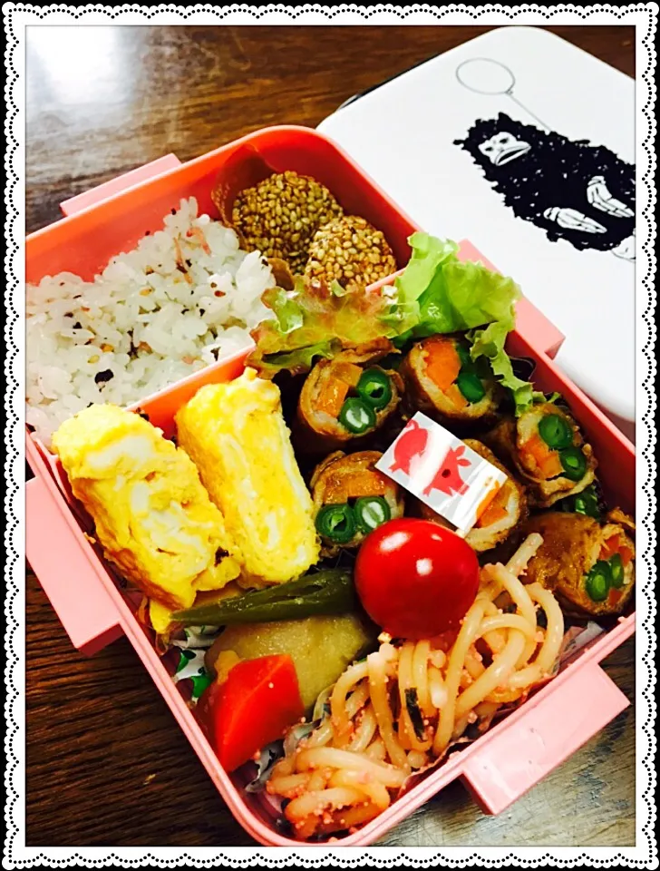 Snapdishの料理写真:昨日の 娘っちの お弁当|えみちさん