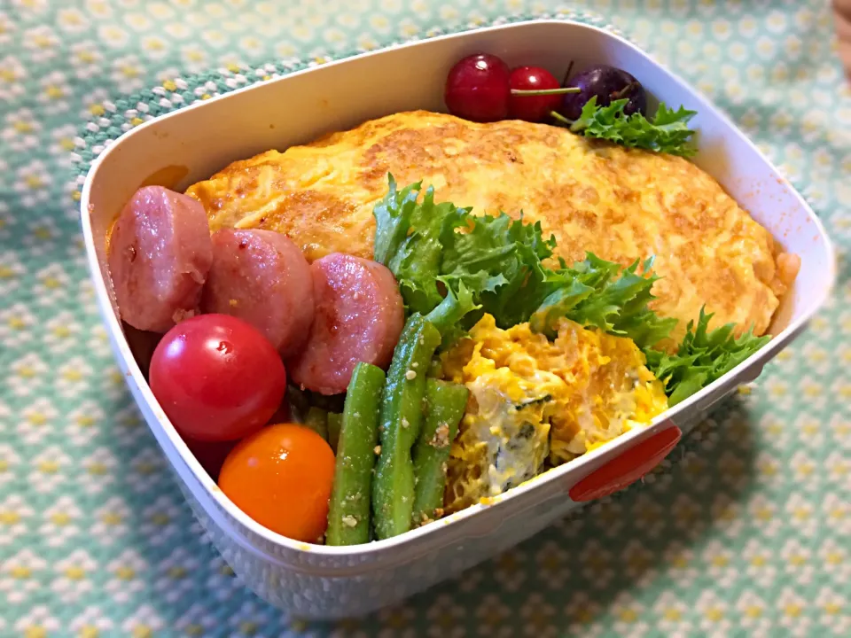 6月14日息子のお弁当|千鶴さん