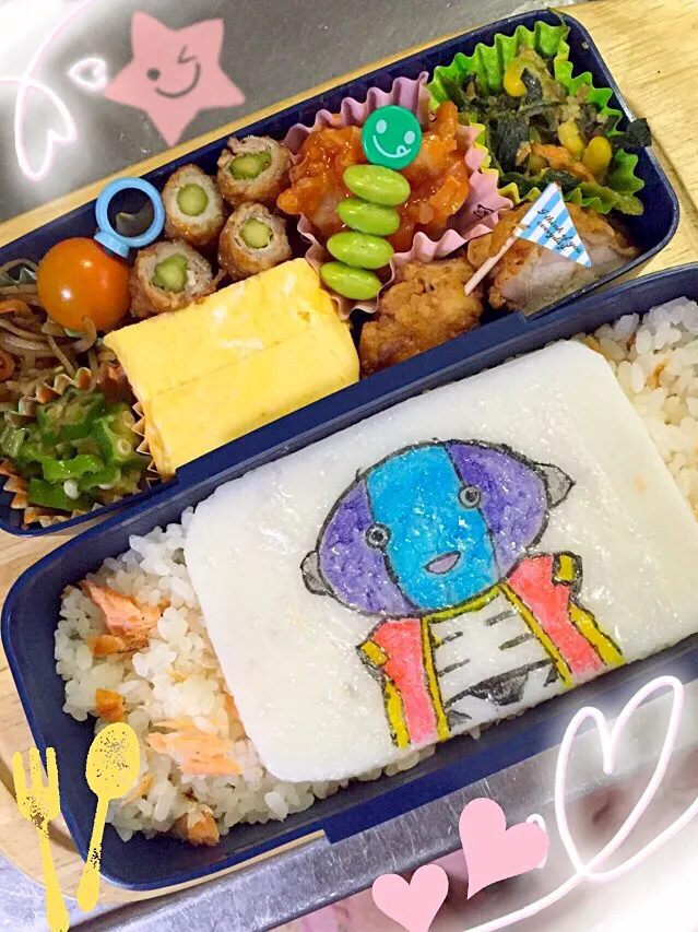 Snapdishの料理写真:ドラゴンボール弁当〜全王様の巻♡|maifichimamさん