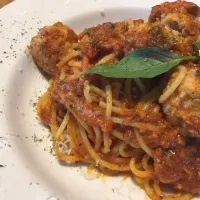 Spaghetti meatballs|paramateさん