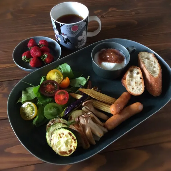 今日の朝ごはん|ぺんぎんさん