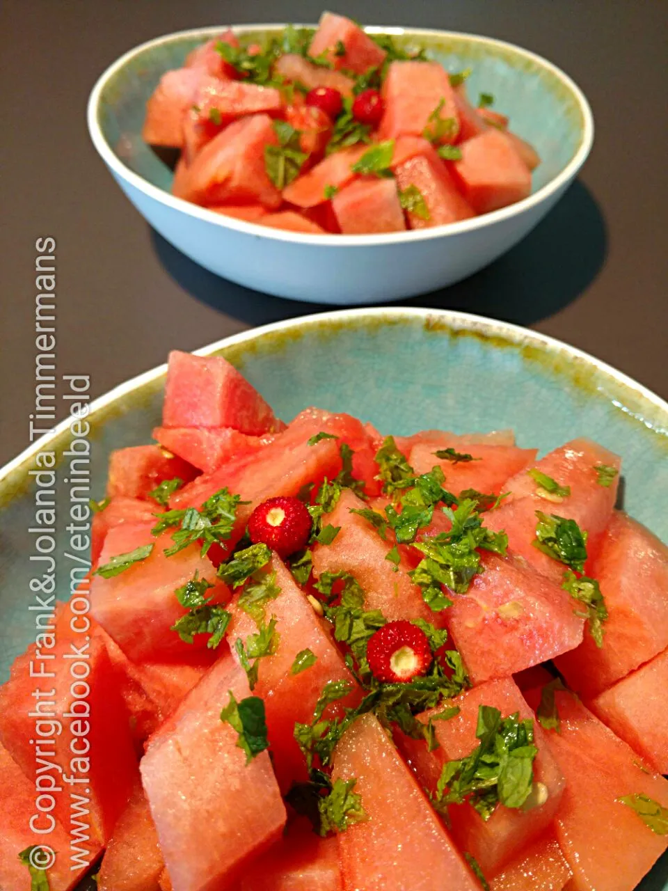 Water melon with mint|Frank&Jolanda - Eteninbeeldさん