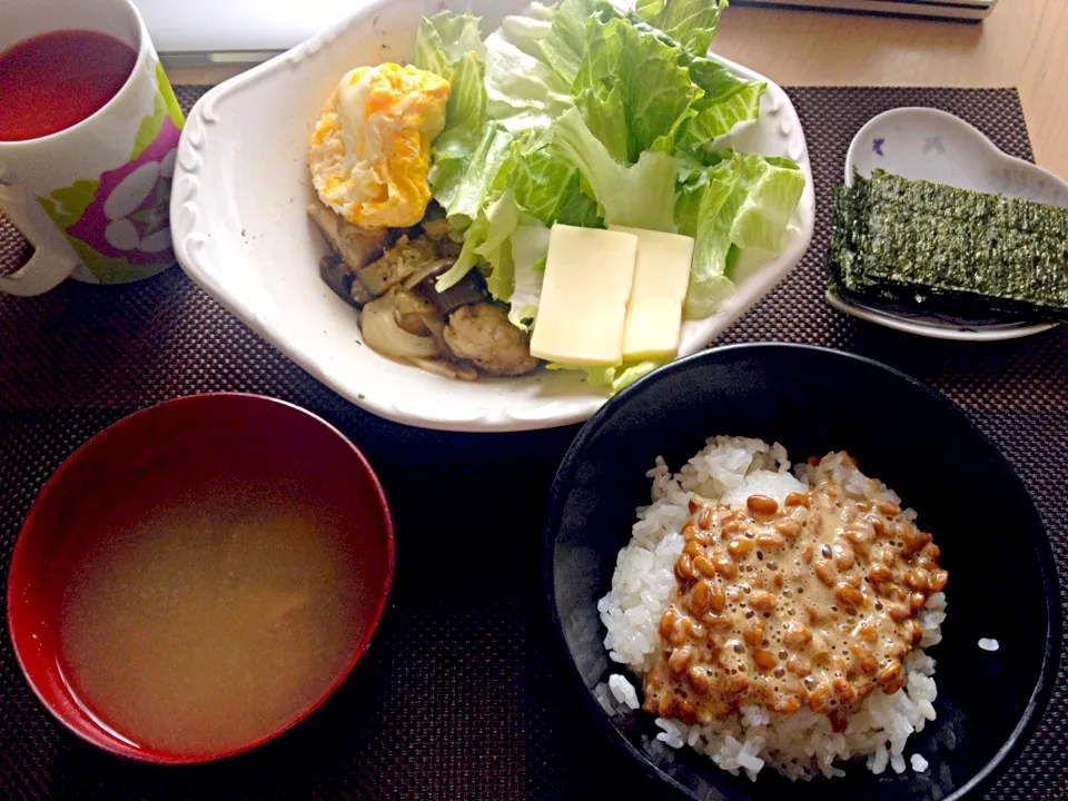 6月14日朝食兼昼食|ばぁさんさん