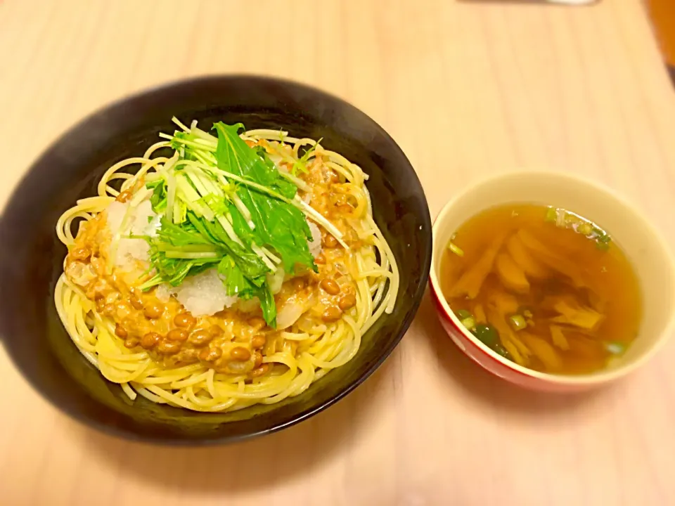 パスタ#納豆#ツナマヨ#大根おろし|ききさん