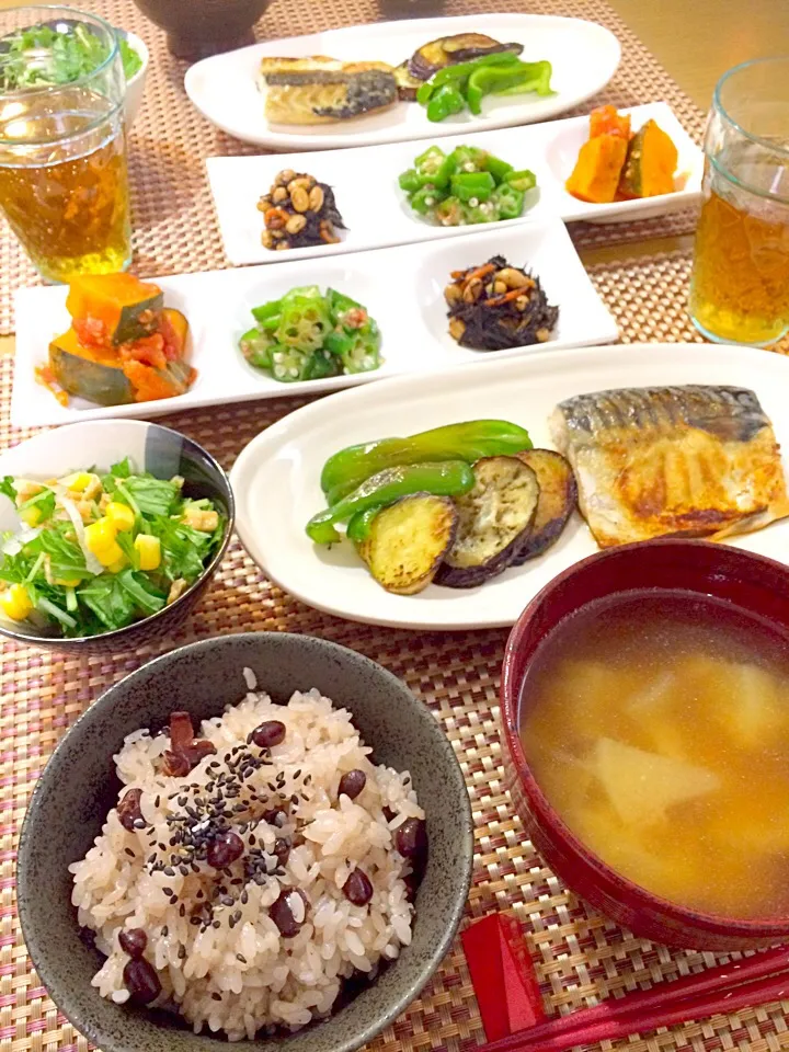 Snapdishの料理写真:お赤飯♡鯖の塩焼き|ゆりねかふぇさん