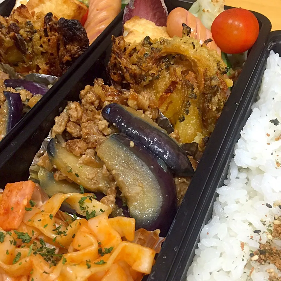 Snapdishの料理写真:今日の親父弁当！|沖縄「ピロピロ」ライフさん