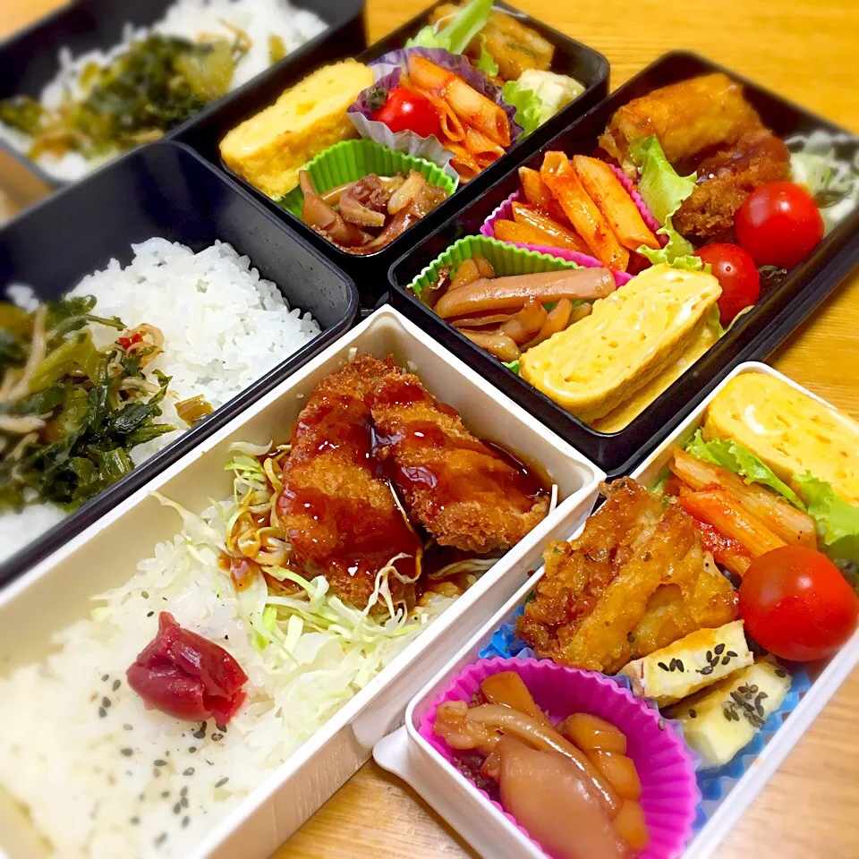 今日のお弁当！2016.6.15
パパ弁💕娘弁💕my弁💕|mayuさん