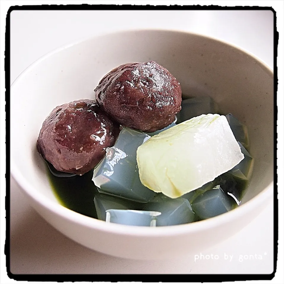 抹茶あんみつ|gonta*さん