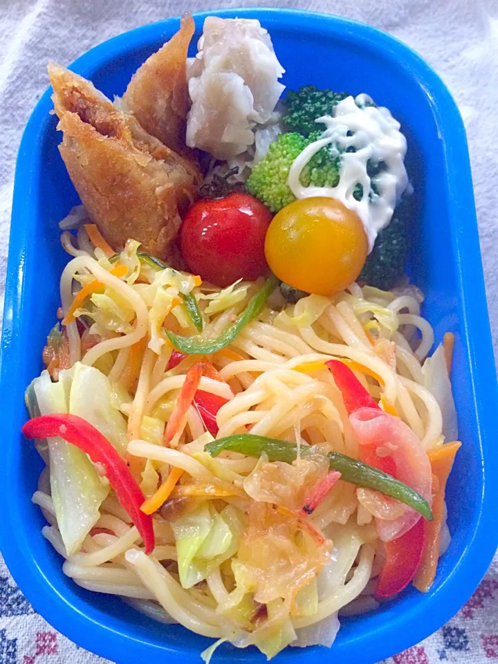 Snapdishの料理写真:Lunch box☆Fried Noodles♨️焼きそば〜ん|🌈Ami🍻さん