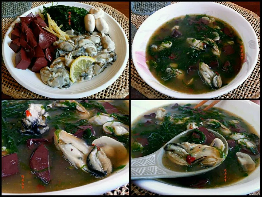 seaweed soup with oysters|steven z.y.さん