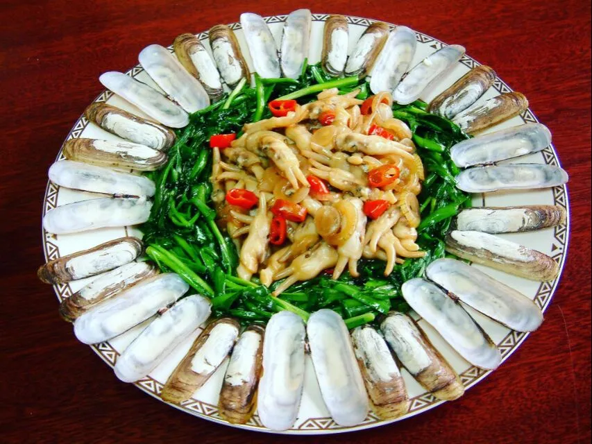 saute razor clams|steven z.y.さん