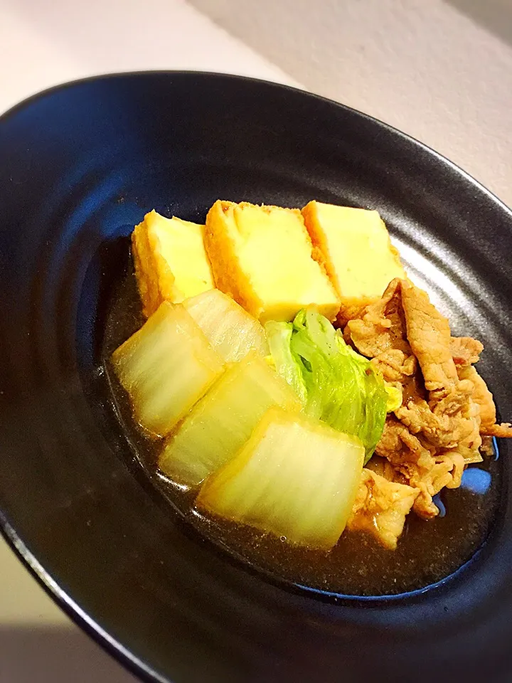豚と絹揚げ煮|ヒロヒロさん