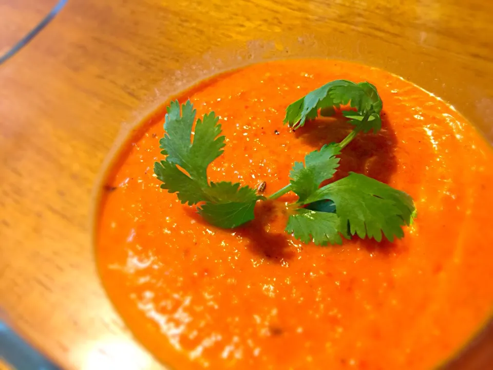 Homemade Harissa Sauce.
(Spicy red bell pepper sauce.)
赤パプリカのスパイシーソース(ディップソース)|Sayaka Jinsenji Huletteさん