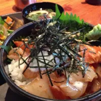 自家製胡麻醤油で海鮮丼|奏味創彩えんやさん