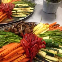 Snapdishの料理写真:GrilledVegetable platter|peggy waldonさん