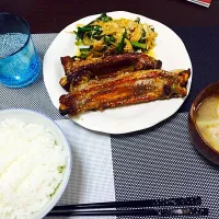 Snapdishの料理写真:スペアリブ(定食？笑)|チャンエナさん