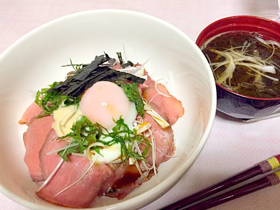 ローストビーフ丼❤️|ナタママさん