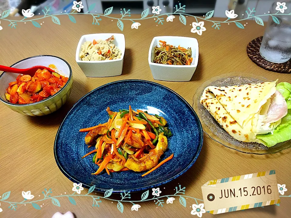 6/15の夕ご飯🍴|みきぴょん♪さん