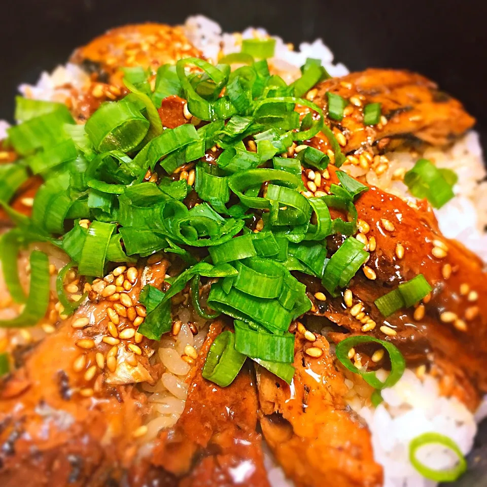 さんま蒲焼丼|ち〜おんさん