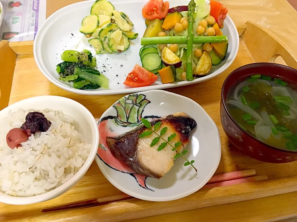 晩ご飯🐟鰤の塩麹焼き|かわちさん