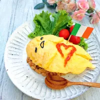 Snapdishの料理写真:ぐでたまラヴ❤️オムライス