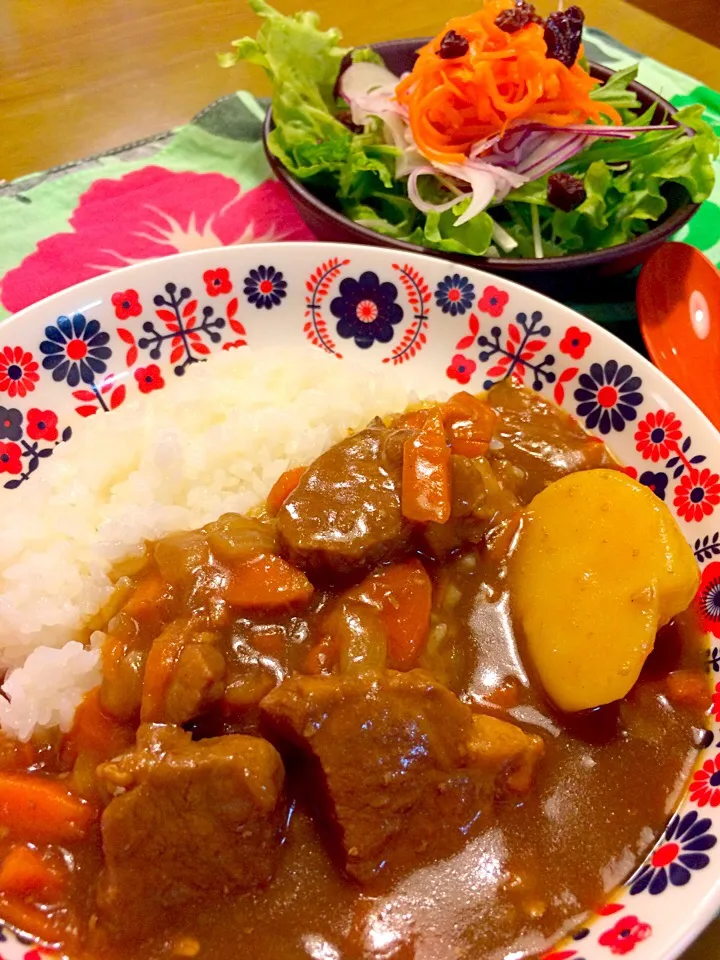 塩麹豚でカレーな夕食🍛|かずみさん