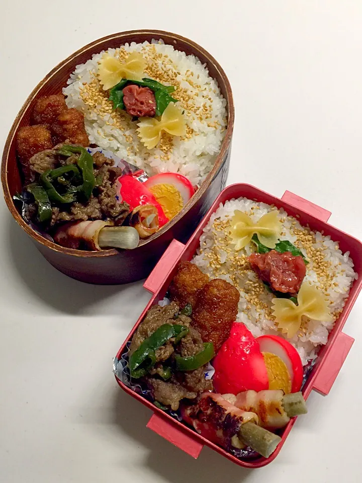 Snapdishの料理写真:6/17弁当🍴赤卵（笑）|三姉妹のママさん