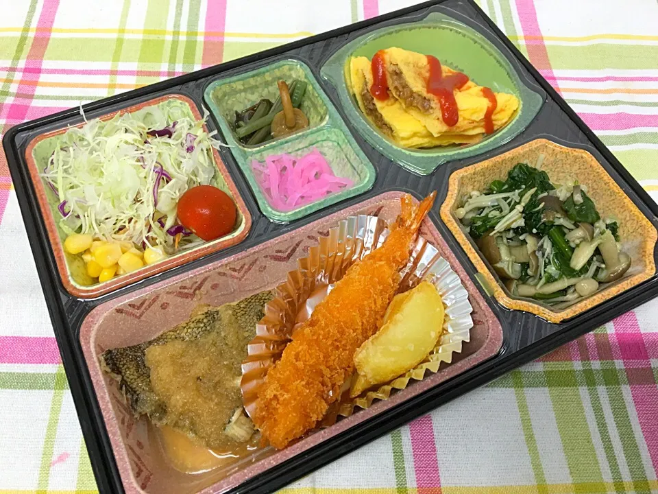 カレイのみぞれ煮 日替わり弁当 豊川市宅配|Naokazu Kuritaさん