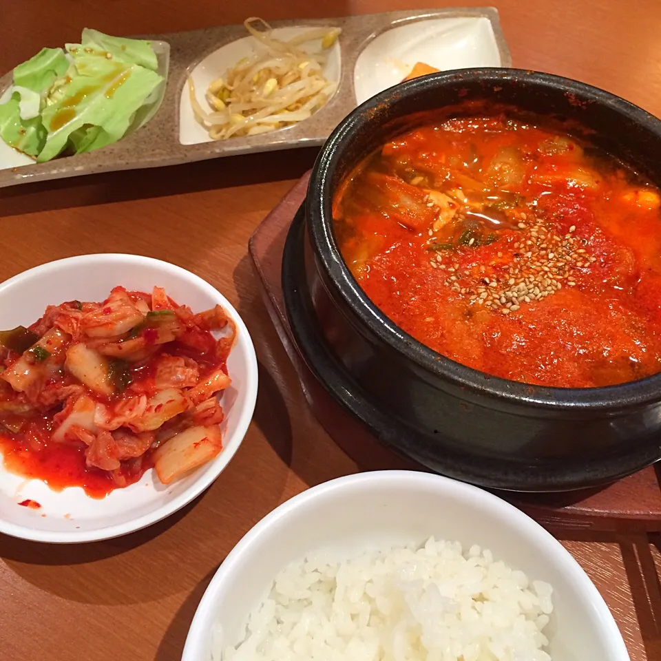 Snapdishの料理写真:スンドゥブlunch♡2016/06/17|ちび太さん