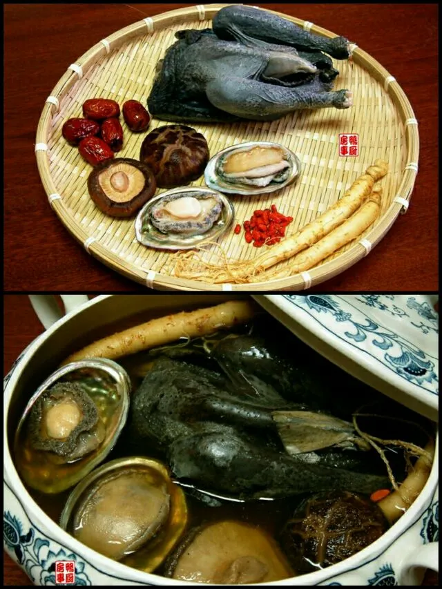 silkIe chicken soup with ginseng, abalone and mushroom|steven z.y.さん