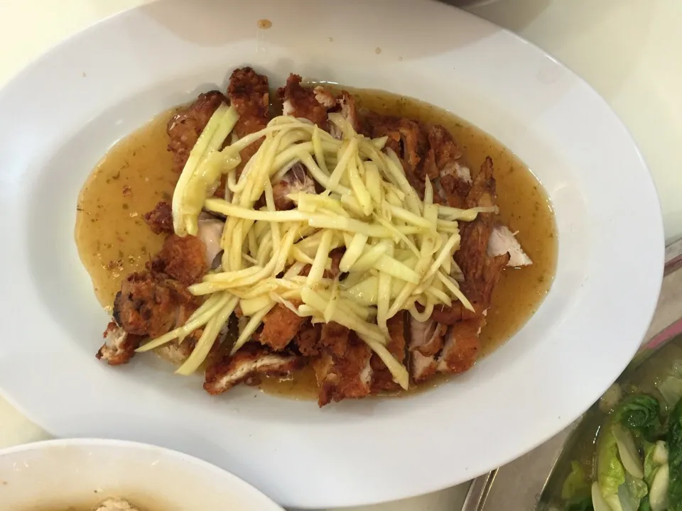 Mango slice with chicken|janiceさん