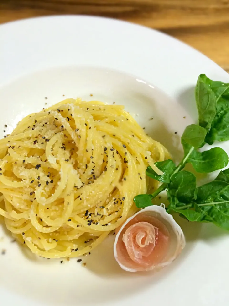 カチョ エ ぺぺ♪ シンプルながら美味しい♡さすがローマ三大パスタ😘|あまねこ🌿さん