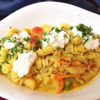 this month special at vapiano: pollo al curry with fusilli noodles 🍴😋|CatzeMDさん