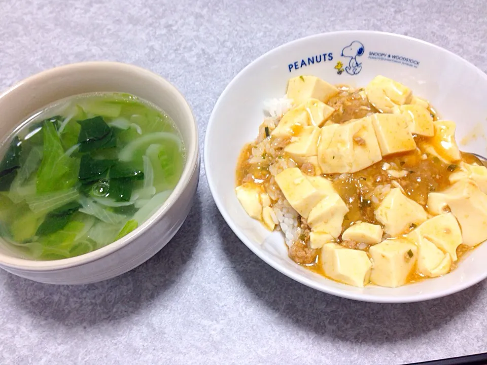 麻婆豆腐丼|いちごさん