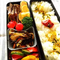 Snapdishの料理写真:男子高校生弁当|nicoさん