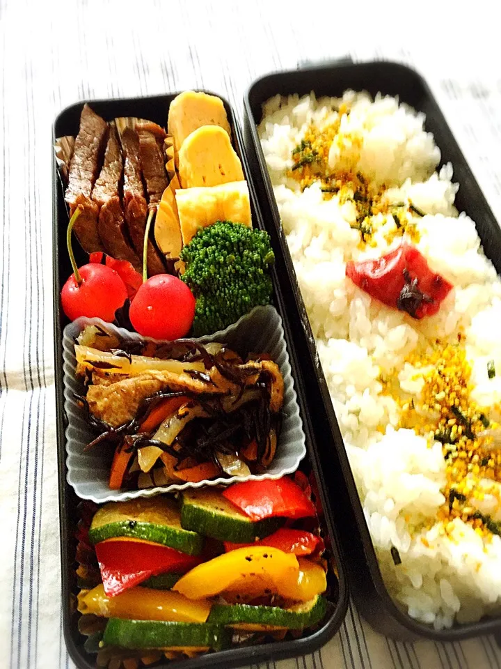 Snapdishの料理写真:男子高校生弁当|nicoさん