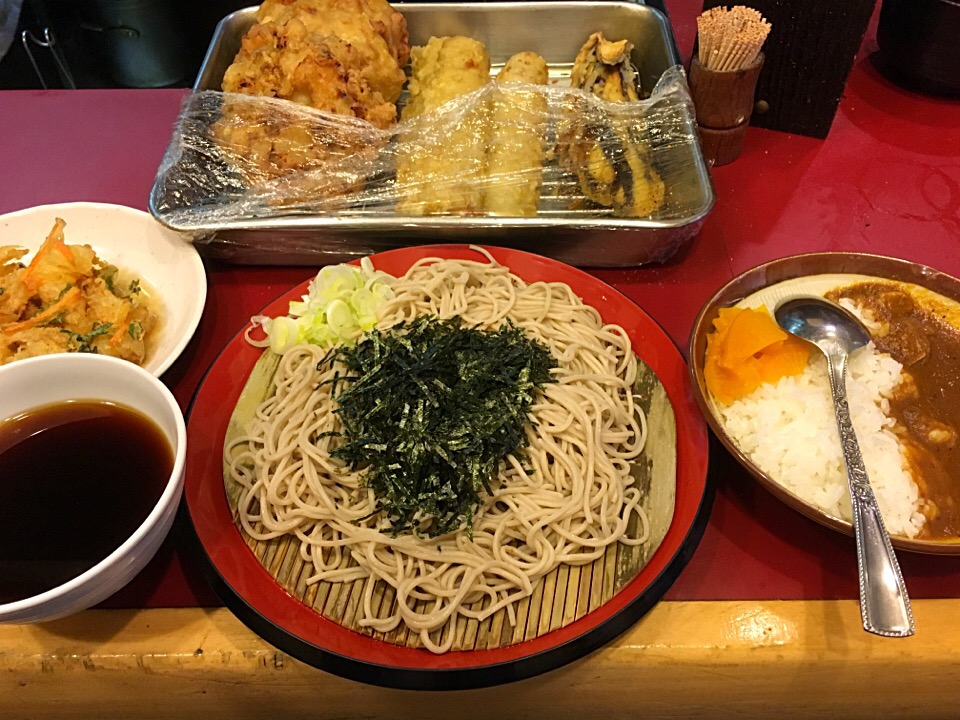 丹波屋の天ざるカレーライス＠新橋