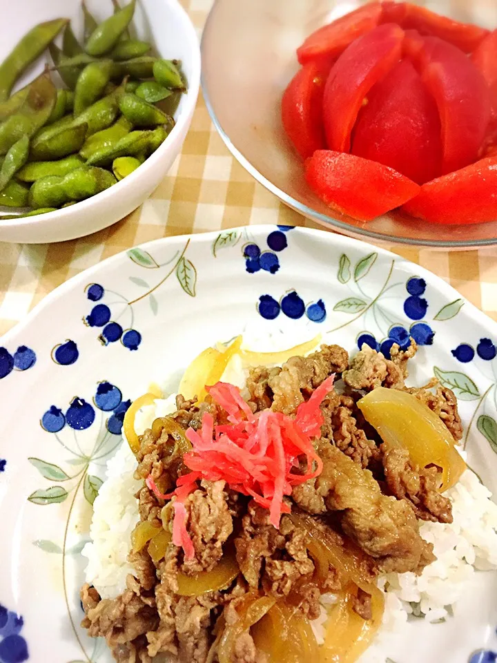 愛華さんの料理 牛丼！|パステルさん