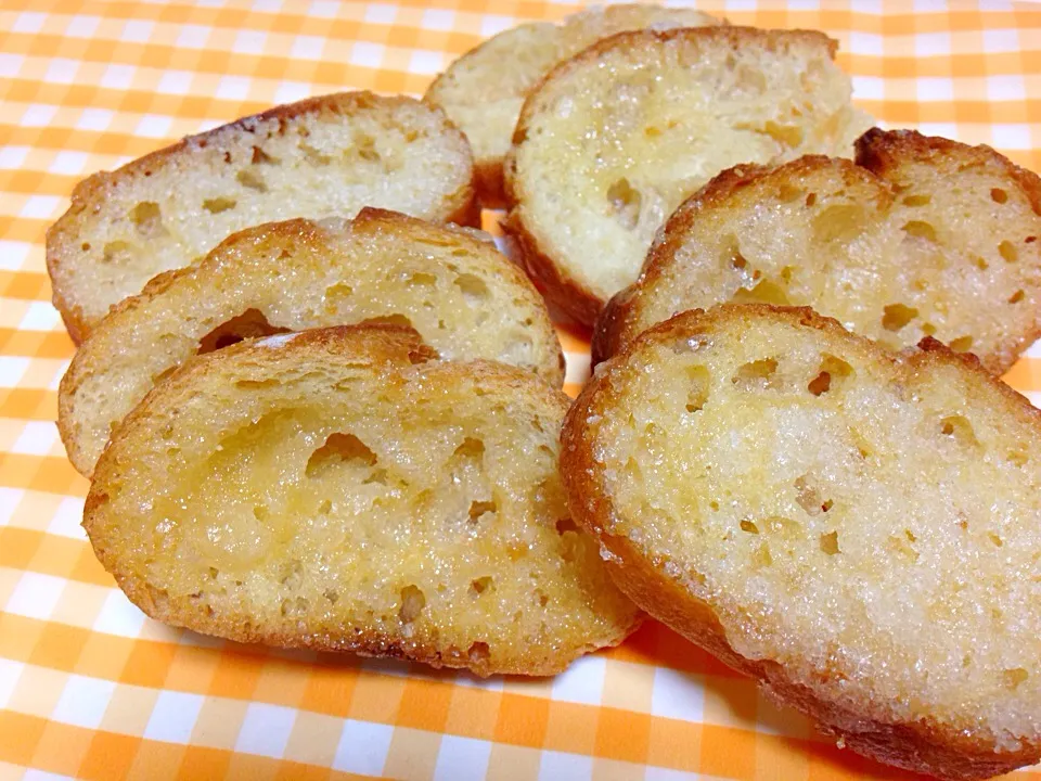 フランスパンでrusk✨|ひろちゃんさん