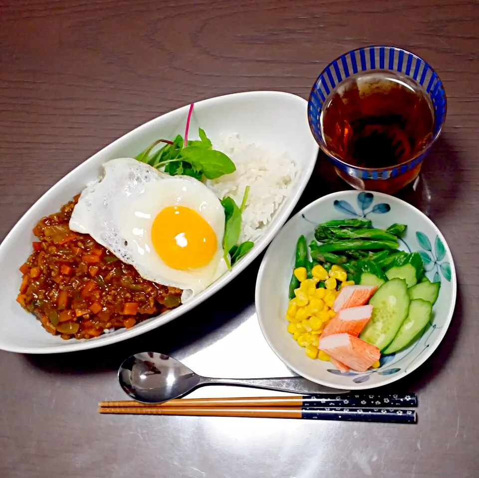 キーマカレーの夜ご飯♡|Mami.Nさん