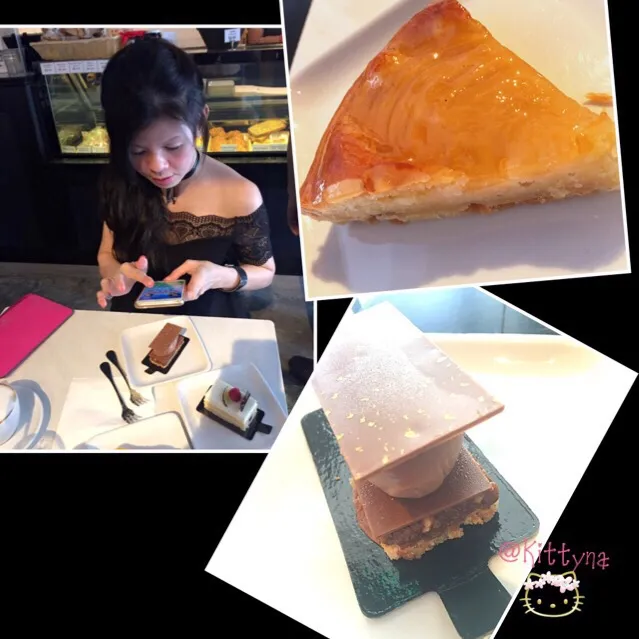 Snapdishの料理写真:🍕Tart Bourdaloue & Millefeuille Jivara🍫|🎀Kittyna🌸さん